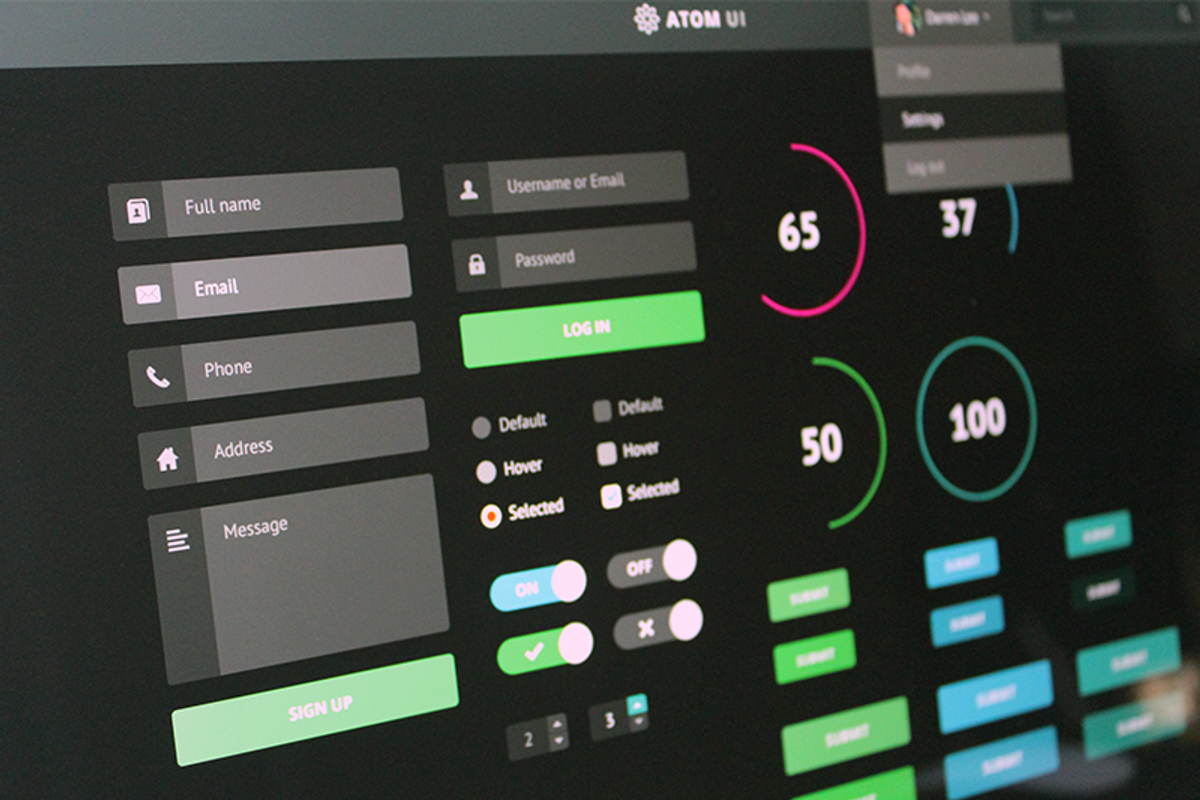 Atom UI, an UI Kit Template by Fixx (Photo 4 of 5)