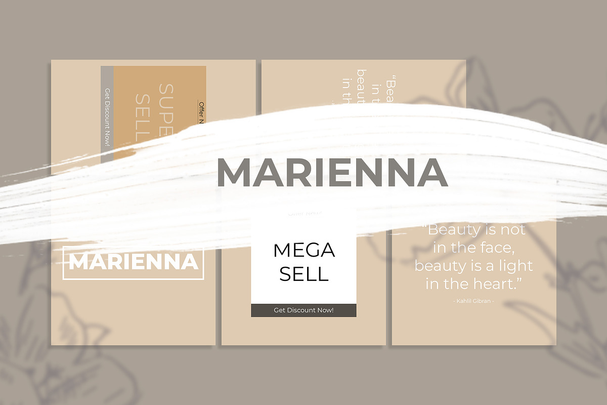 MARIENNA - Instagram Template, a Social Media Template by Analogous (Photo 1 of 6)