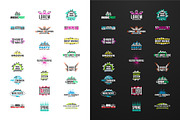 Music Equalizer Logo Template Set, a Branding & Logo Template by TheBigLake (Thumbnail 2 of 4)