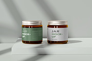 Glass Jar Mockups, a Cups & Container Mockup by graphic_keY (Thumbnail 4 of 9)
