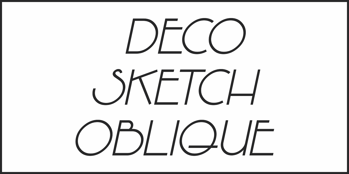 Deco Sketch JNL, a Sans Serif Font by Jeff Levine Fonts (Photo 4 of 5)