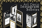 Art Deco Instagram Stories, a Social Media Template by Graphicfy Templates (Thumbnail 1 of 5)