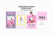 Instagram Template Pink Canva Set, a Social Media Template by ltsdesigns (Thumbnail 3 of 4)