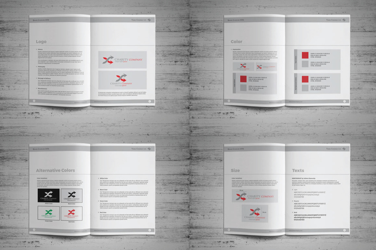 Brand Guidelines Template, a Brochure Template by voryu (Photo 3 of 5)