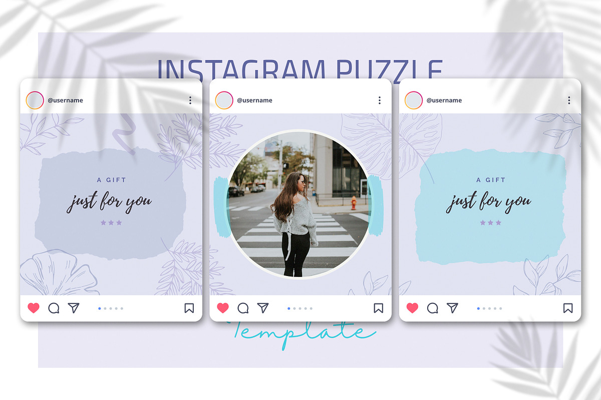Canva Instagram Puzzle Template, a Social Media Template by UP Studio (Photo 5 of 7)