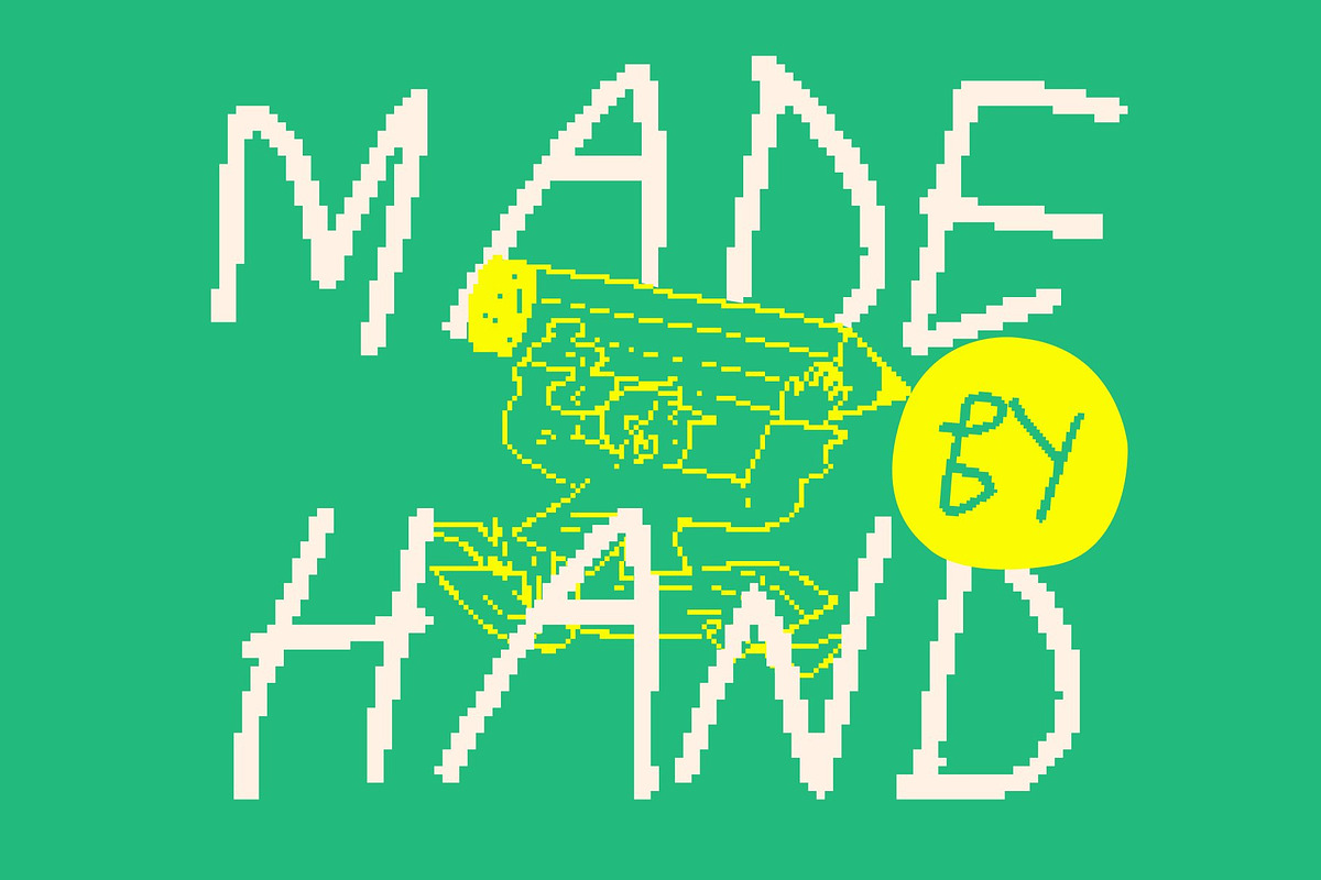 CS Bimbo Pixel, a Sans Serif Font by Craft Supply Co. (Photo 2 of 8)