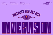 Innervision, a Sans Serif Font by StudioMood (Thumbnail 1 of 10)