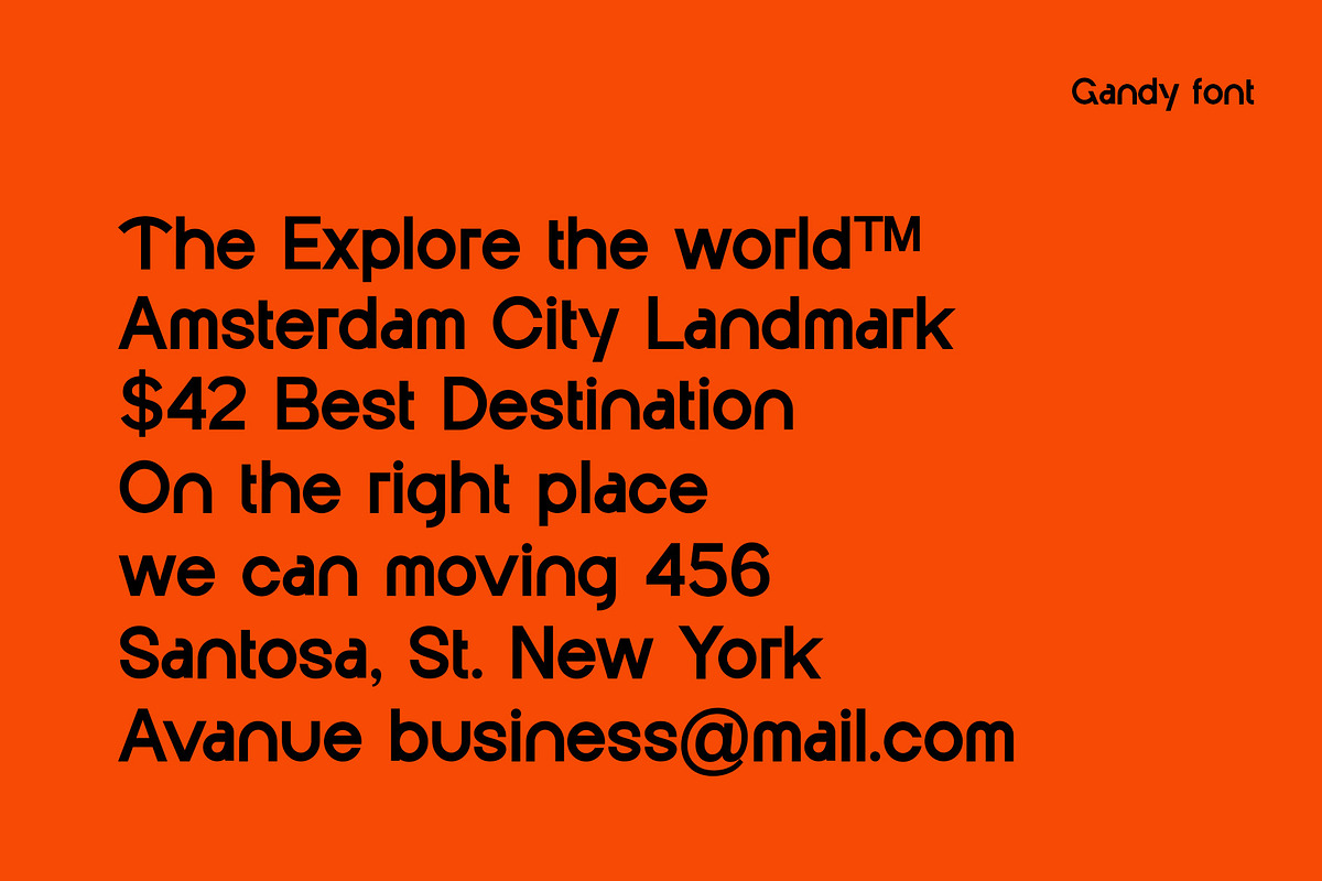 Gendy Modern Sans Font, a Sans Serif Font by RantautypeStudio (Photo 12 of 15)