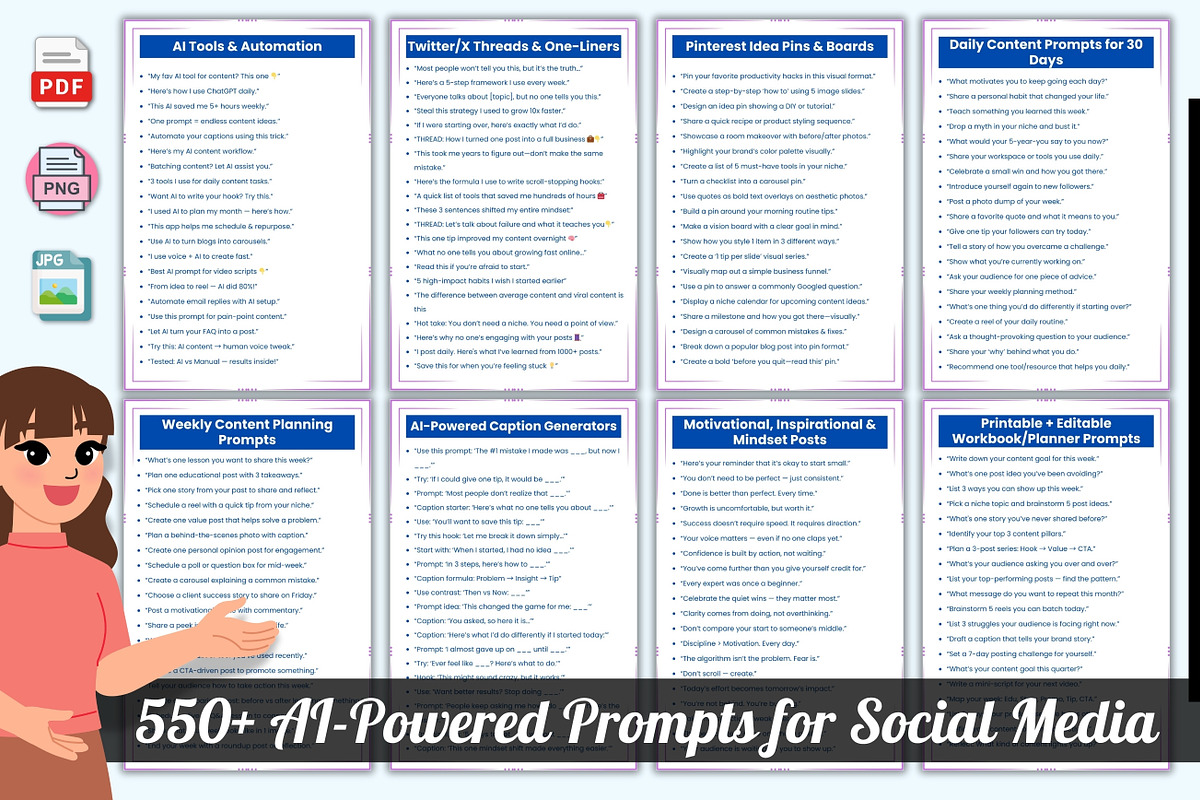 The Ultimate 550+ AI-Powered Prompts preview 2