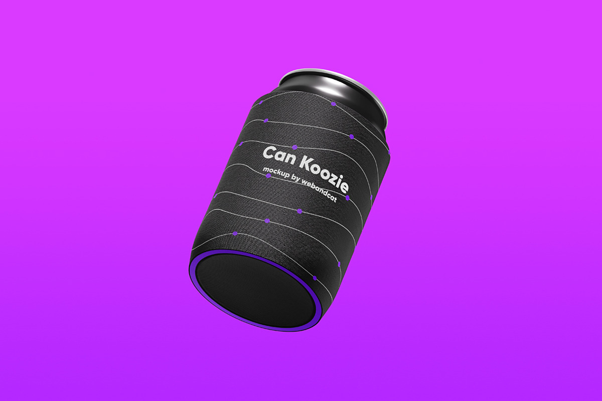 Can Cooler Mockup, a Cups & Container Mockup by WebAndCat (Photo 15 of 16)
