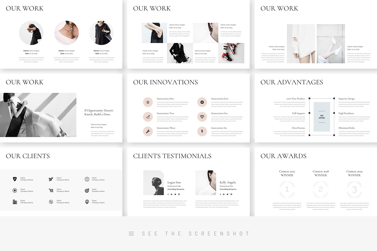 Business Plan Minimal Keynote, a Presentation Template by TemplatesForest (Photo 9 of 10)