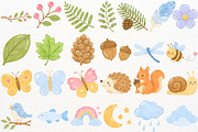 Camp Nursery Clipart Woodland Animal, a Seasonal Illustration by SugarCloudStudioArt (Thumbnail 5 of 7)