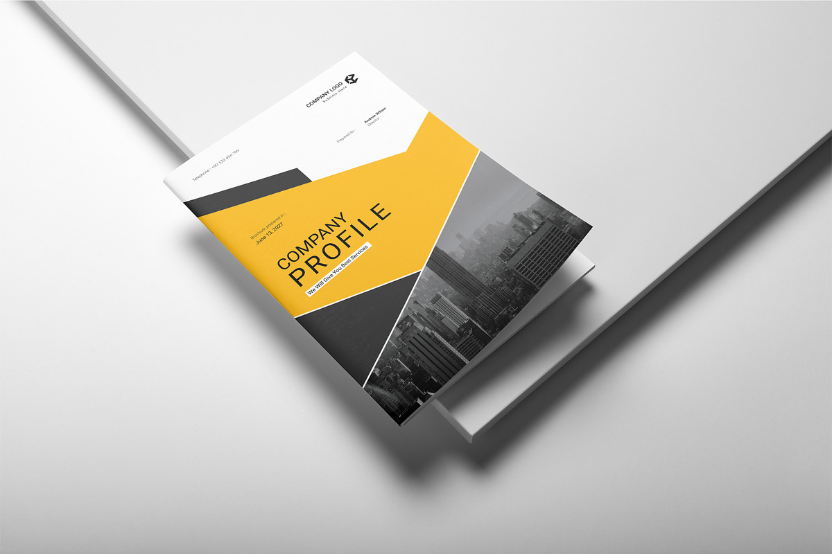 Company Brochure Template, a Brochure Template by DesignCrest (Photo 3 of 12)