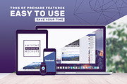 Awesome Responsive Mockups, a Books & Magazine Mockup by Mockups & Illustrations (Thumbnail 3 of 15)