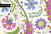 Vintage Jacobean Chintz Patterns, a Pattern Graphic by Rose Design (Thumbnail 7 of 8)