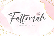 Fattemah - Handwritten Font, a Script Font by StringLabs (Thumbnail 14 of 14)