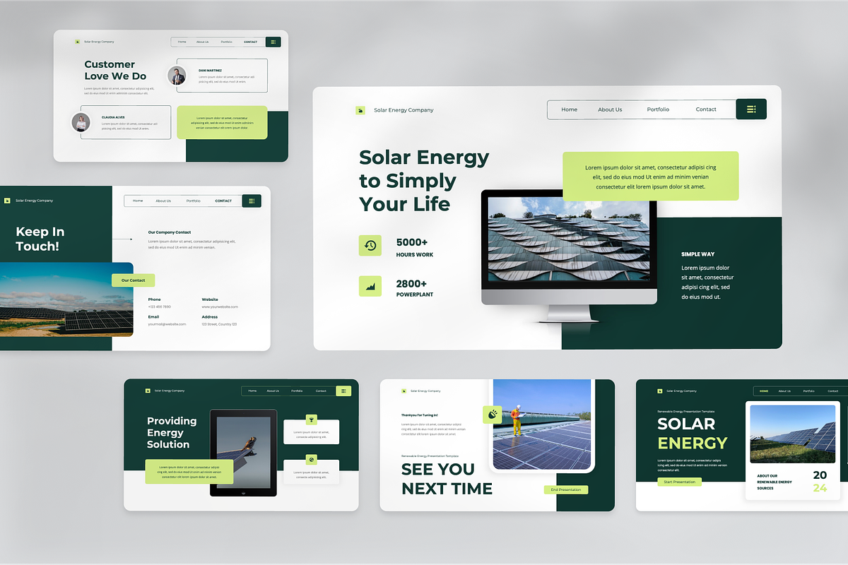Beenergy - Solar Energy PowerPoint, a Presentation Template by SquidPixey (Photo 6 of 7)