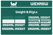 Original Insight font, a Font by weknow (Thumbnail 7 of 8)