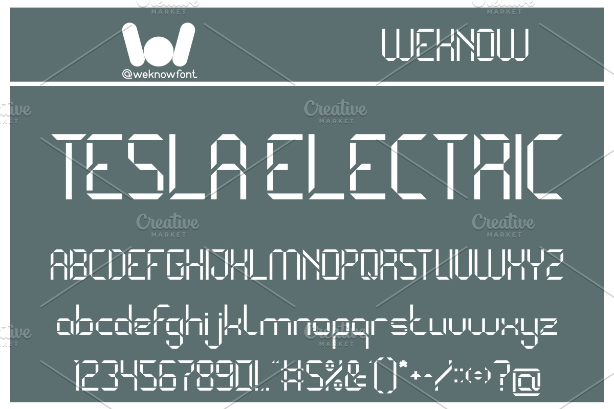 Binary Code font, a Font by weknow (Photo 1 of 4)