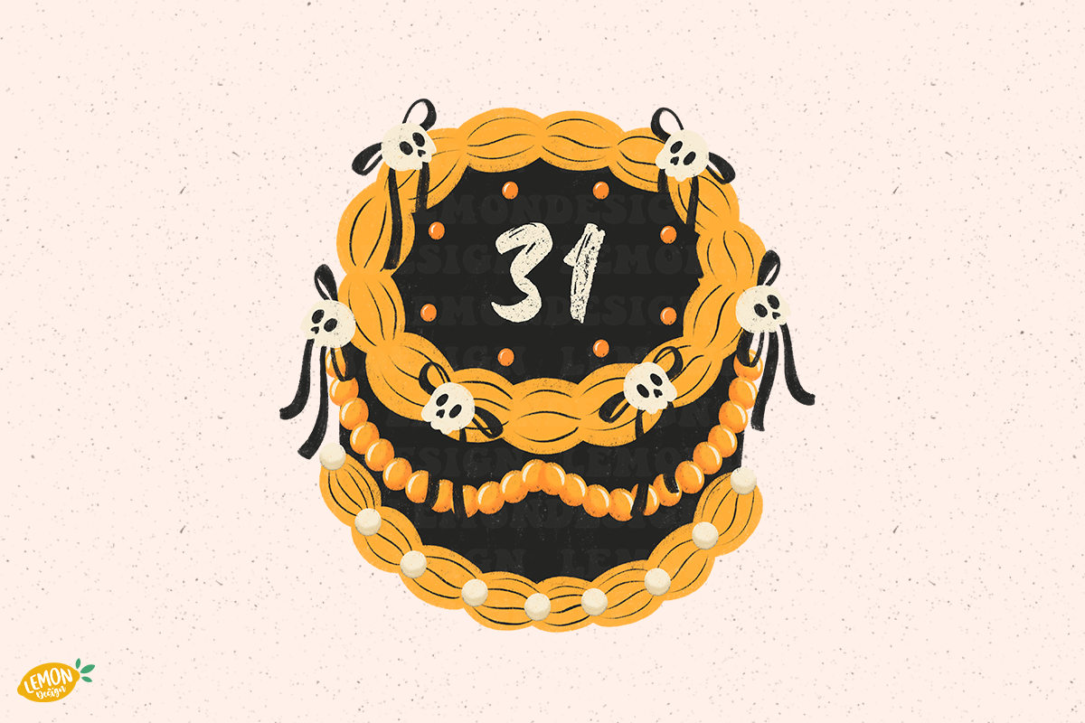 Halloween Cake PNG Clipart Bundle, a Seasonal Illustration by LemonDesign (Photo 4 of 9)
