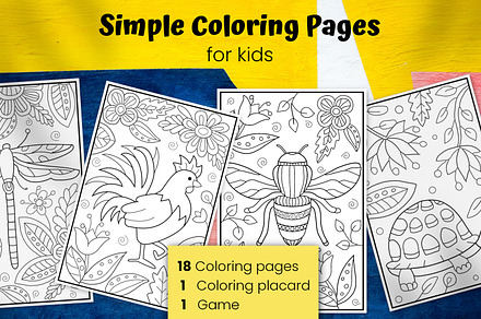 20 Coloring Pages for kids | Animals