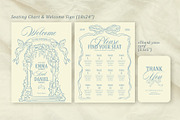 Blue dream wedding templates, a Stationery Template by Garden in frame (Thumbnail 5 of 9)