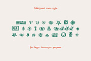 Tolkien's Christmas Letters fonts, a Script Font by kaer_shop (Thumbnail 5 of 10)