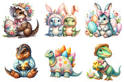 Cute Dinosaurs Easter Costumes PNG, a Graphic by CitraGraphics (Thumbnail 3 of 4)