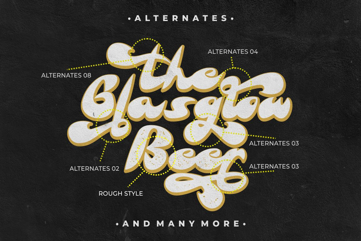 Griffin Brush - Display Brush Font, a Script Font by PutraCetol Studio (Photo 11 of 11)