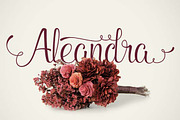 Aleandra (25% off), a Script Font by Graptail (Thumbnail 1 of 5)