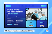 Medkit - Medical Healthy Hero Header, an UI Kit Template by SquidPixey (Thumbnail 1 of 3)