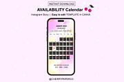Instagram Story Calendar - AUGUST, a Social Media Template by Cherry Paper Co (Thumbnail 2 of 2)