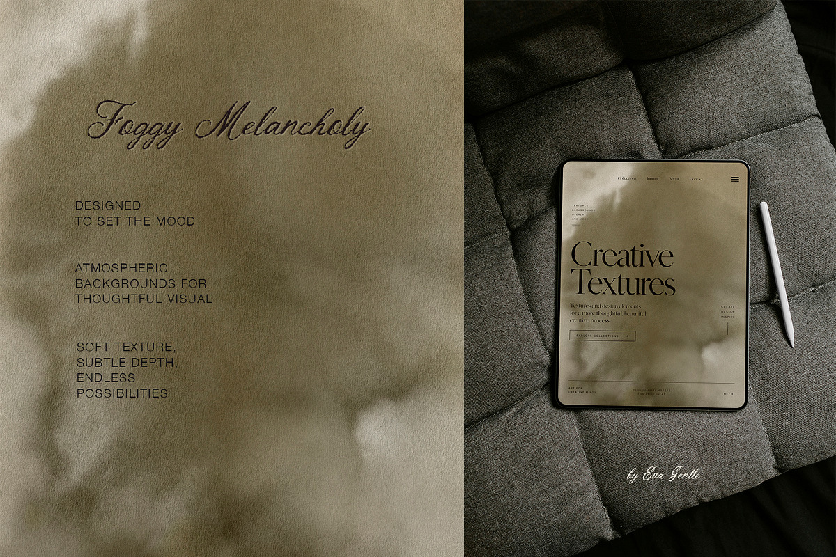 Atmospheric Textured Backgrounds, a Background Graphic by Eva Gentle (Photo 11 of 11)