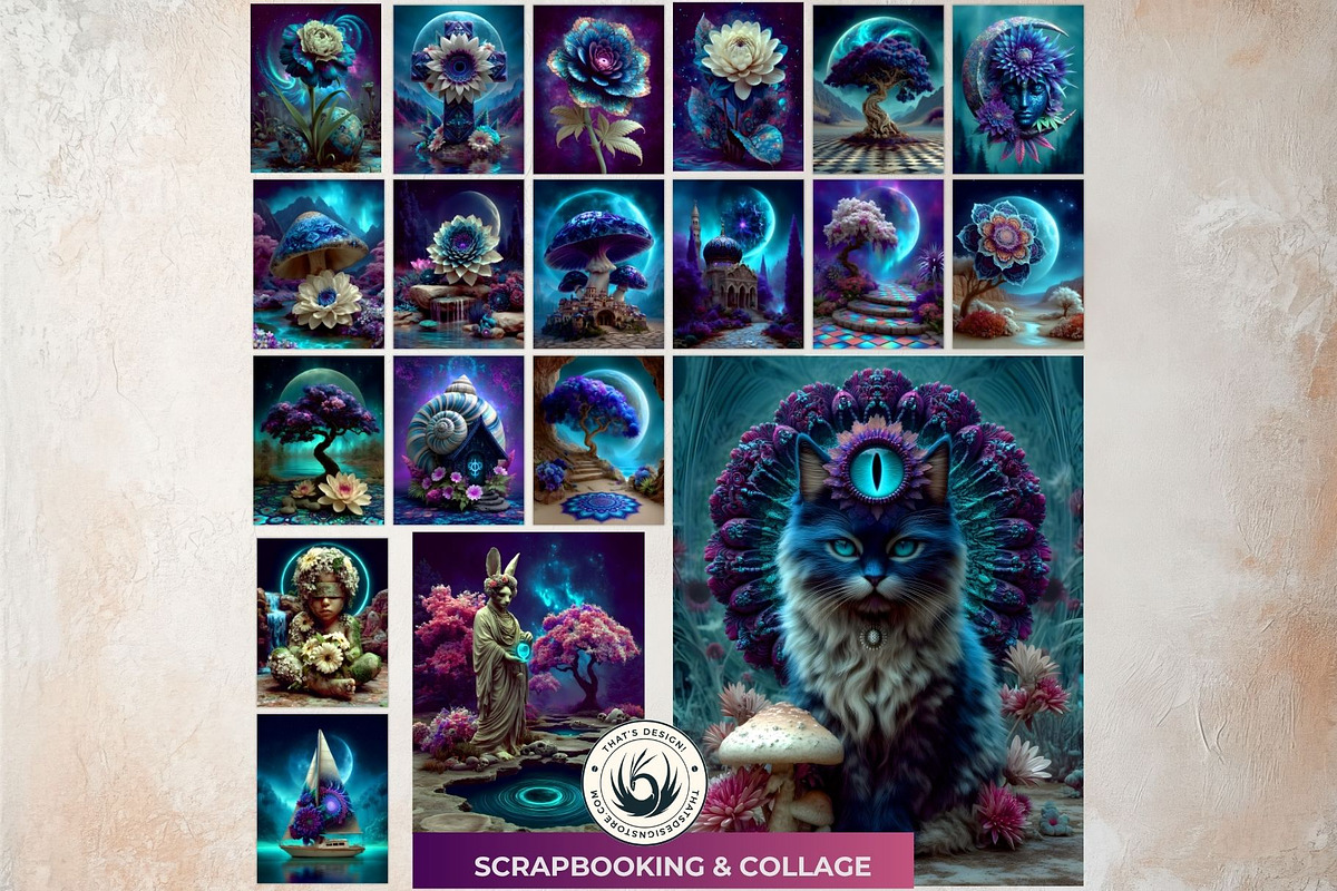 Echoes of the Unseen Digital papers, a Person Illustration by ThatsDesignArt (Photo 6 of 17)