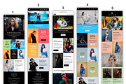 Mailchimp Email Template Bundle, an Email Template by QuickArtisan (Thumbnail 3 of 10)