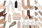 Self Love Clipart, a Healthcare Illustration by GlamArtZhanna (Thumbnail 3 of 5)