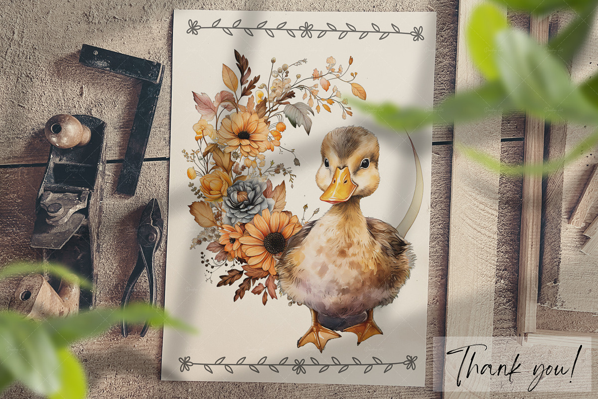 Watercolor Autumn | Fall Animals, a Seasonal Illustration by Dazzling Art Boutique (Photo 11 of 11)