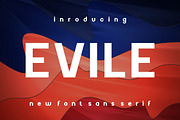 Evile, a Sans Serif Font by riotama85 (Thumbnail 1 of 5)