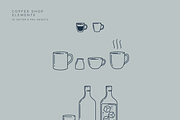Coffee Elements Vector and PNG, an Object Graphic by Colt Type Co (Thumbnail 2 of 2)