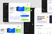 Manage Folder Admin Dashboard, an UI Kit Template by SquidPixey (Thumbnail 5 of 5)