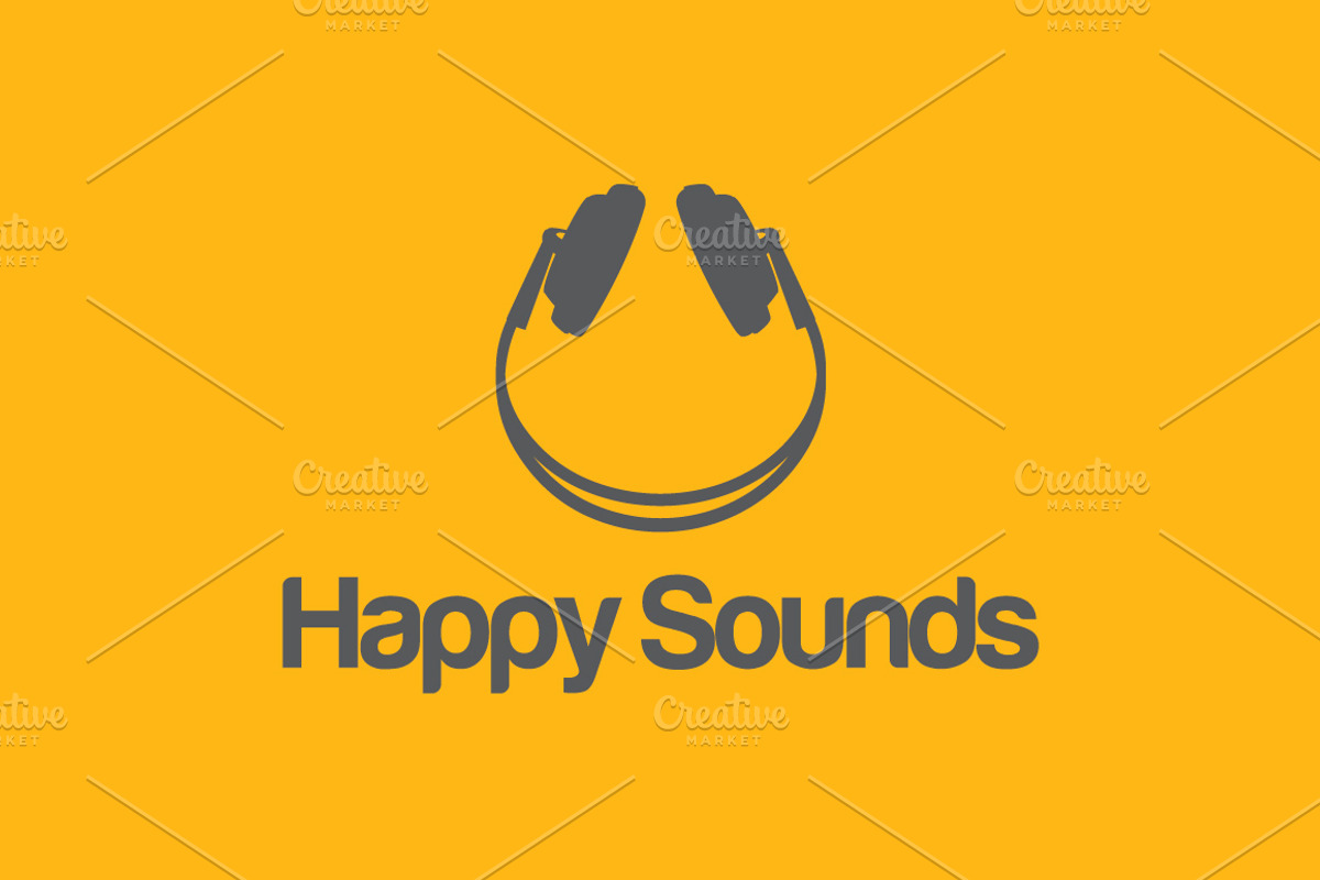 Happy Sounds Logo, a Branding & Logo Template by MJL Creatives (Photo 3 of 4)