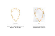 50 Geometric Frames, a Decorative Illustration by ChicGraphix (Thumbnail 7 of 8)