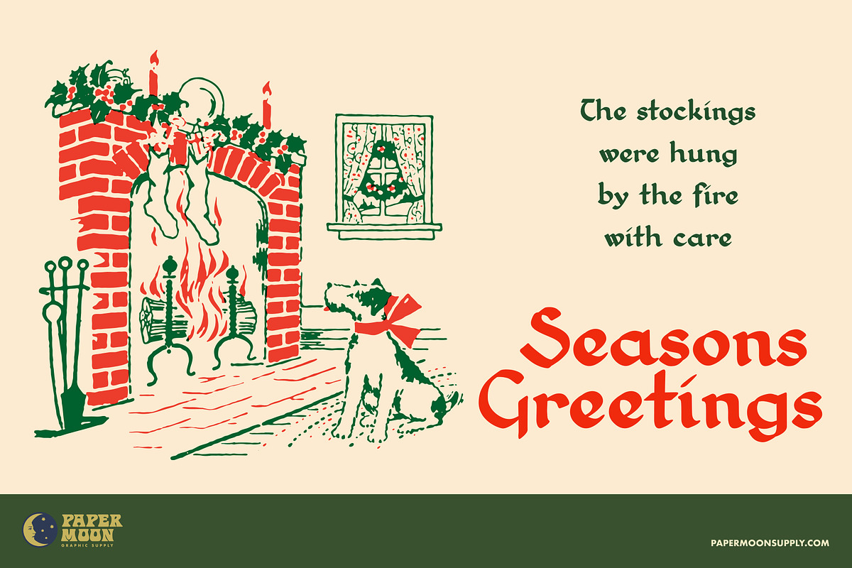 Krampus Speedball Vintage Font, a Script Font by Paper Moon Graphic Supply (Photo 5 of 12)