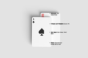 Playing card mockup Card game mockup, a Packaging Mockup by GraphicVil (Thumbnail 2 of 9)