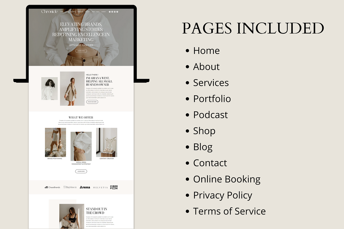 Coaching Wix Website Template, a Wix Template by AdvertFox (Photo 2 of 10)