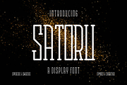 Satoru, a Serif Font by lelevien (Thumbnail 5 of 5)