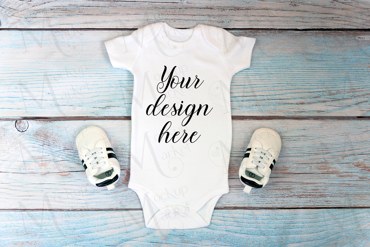 29 Baby Bodysuit mockup bundle., a Print Template by MockupMarket (Photo 20 of 30)