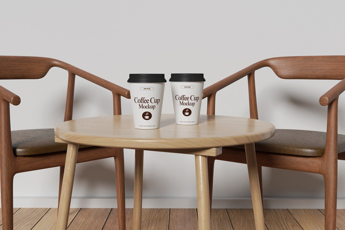 Paper Coffee Cup Mockup, a Cups & Container Mockup by AndikaGraphic (Photo 2 of 9)