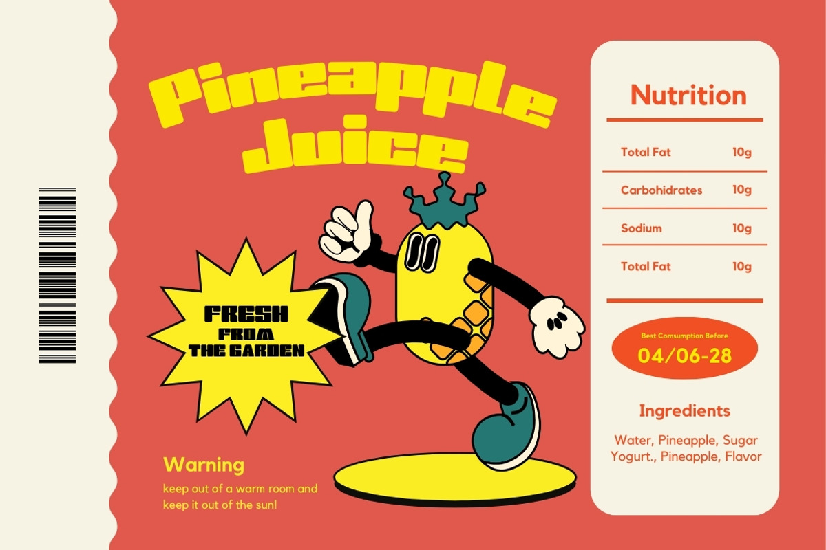 Necha Necho - Retro Bold Sans, a Sans Serif Font by Almeera Std (Photo 4 of 9)