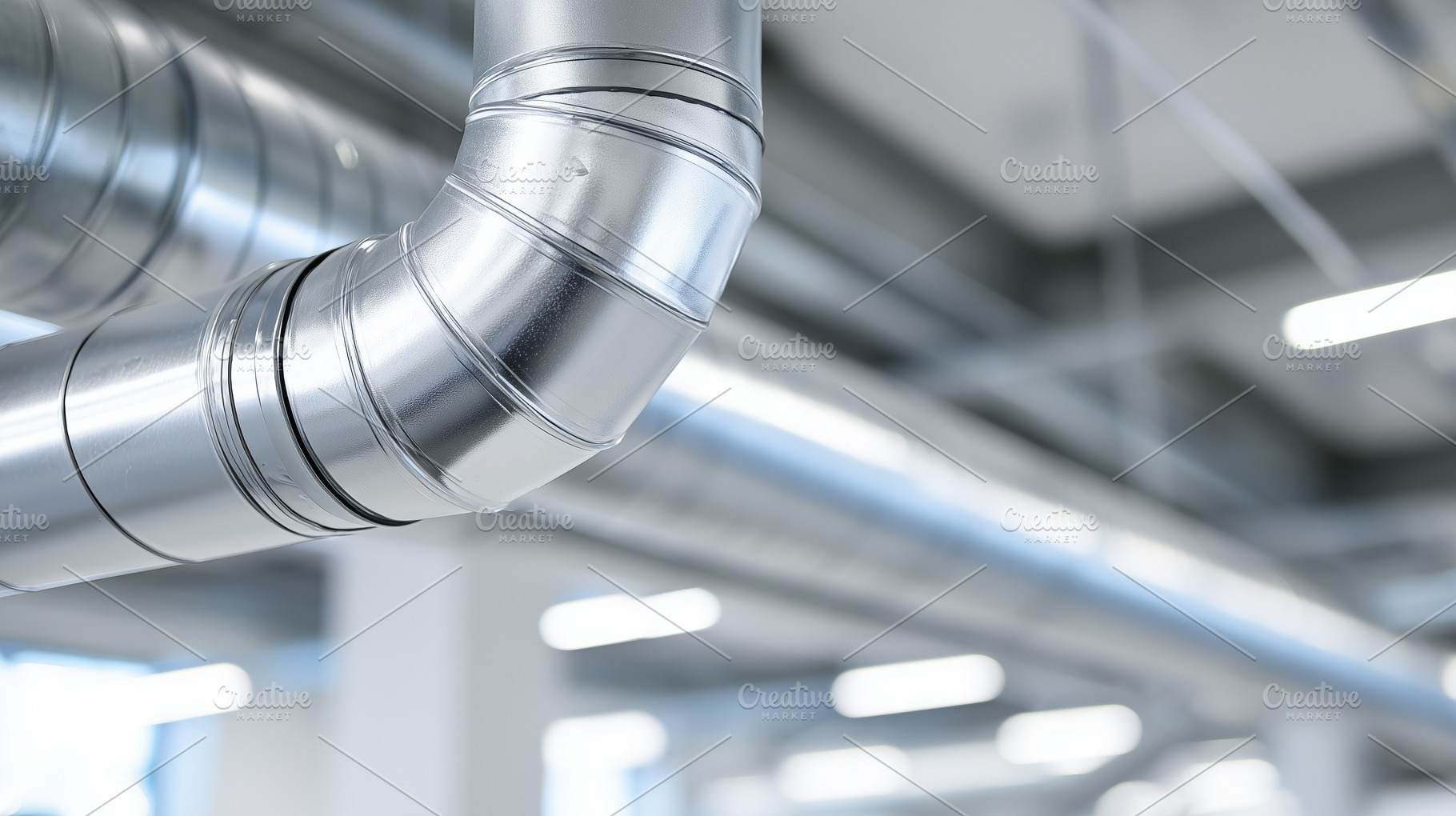 Modern industrial HVAC ventilation, a Technology Photo by MistyDay